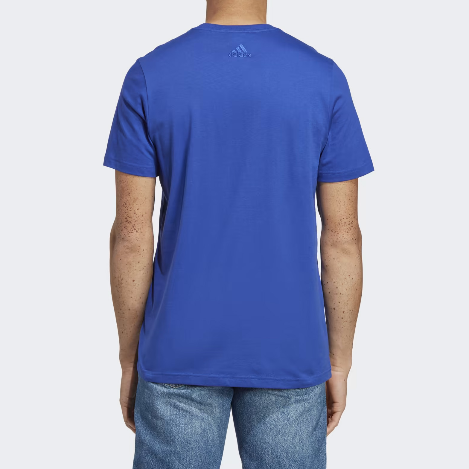 Essentials Single Jersey Linear Embroidered Logo Tee