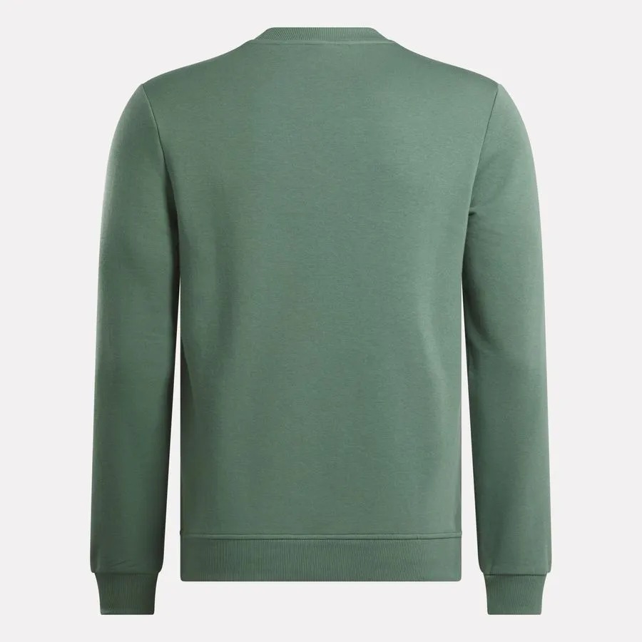 Identity Fleece Stacked Logo Crew