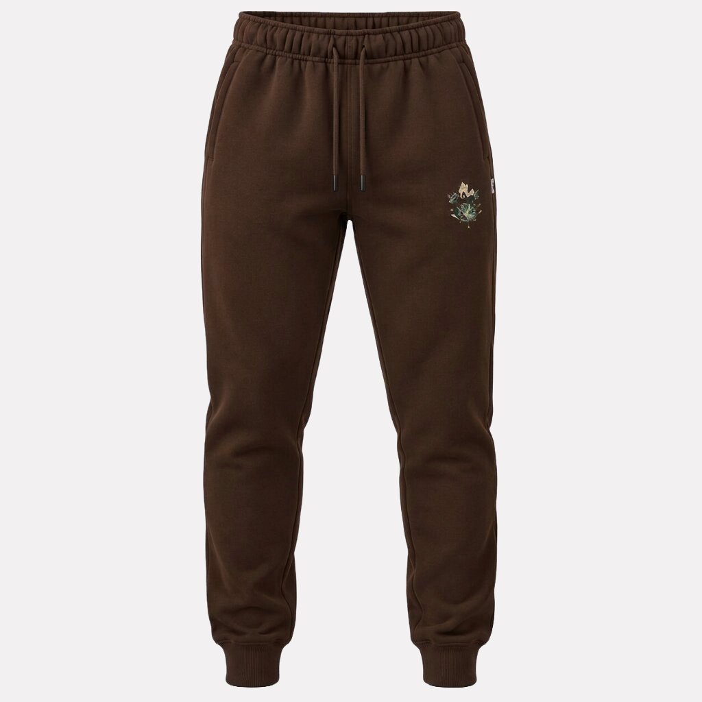 Jogging Lumberjack Nature Floral Logo